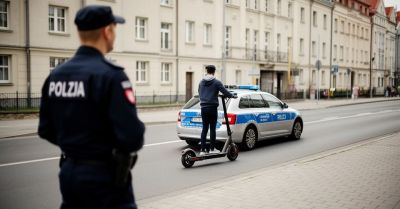 Węgrów: zderzenie samochodu z hulajnogą, 11-latek trafił do szpitala